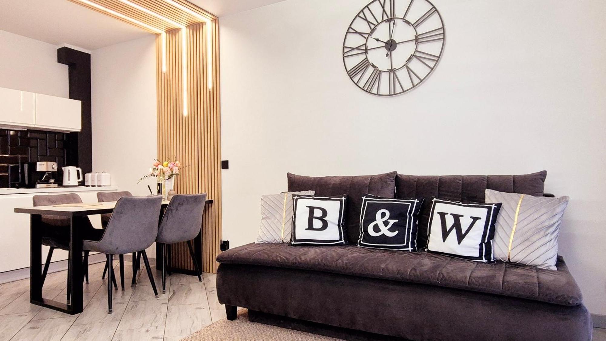 Apartament Black-White Mielno  Rom bilde